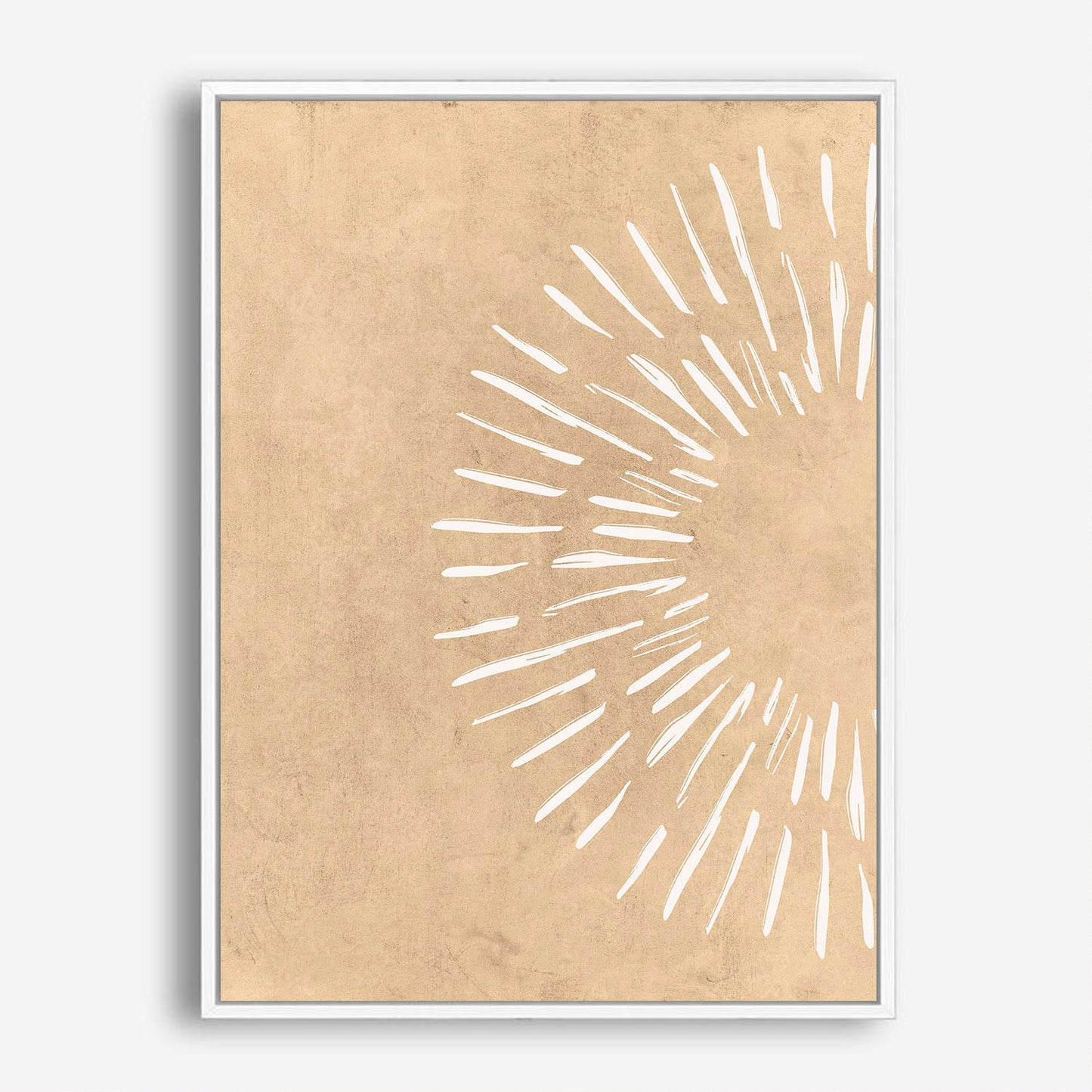 Wes Co Gallery Poster Golden Sun Rays Modern Decor 8 x 10" Home Goods - Nordic Border or edge to edge Art Print