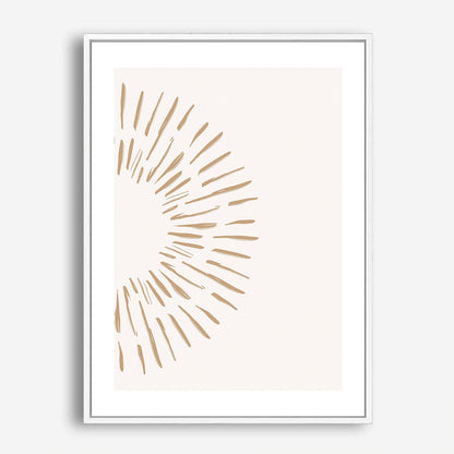 Wes Co Gallery Poster Radiant Sunrise Minimalist 5 x 7" Home Goods - Nordic Border or edge to edge Art Print