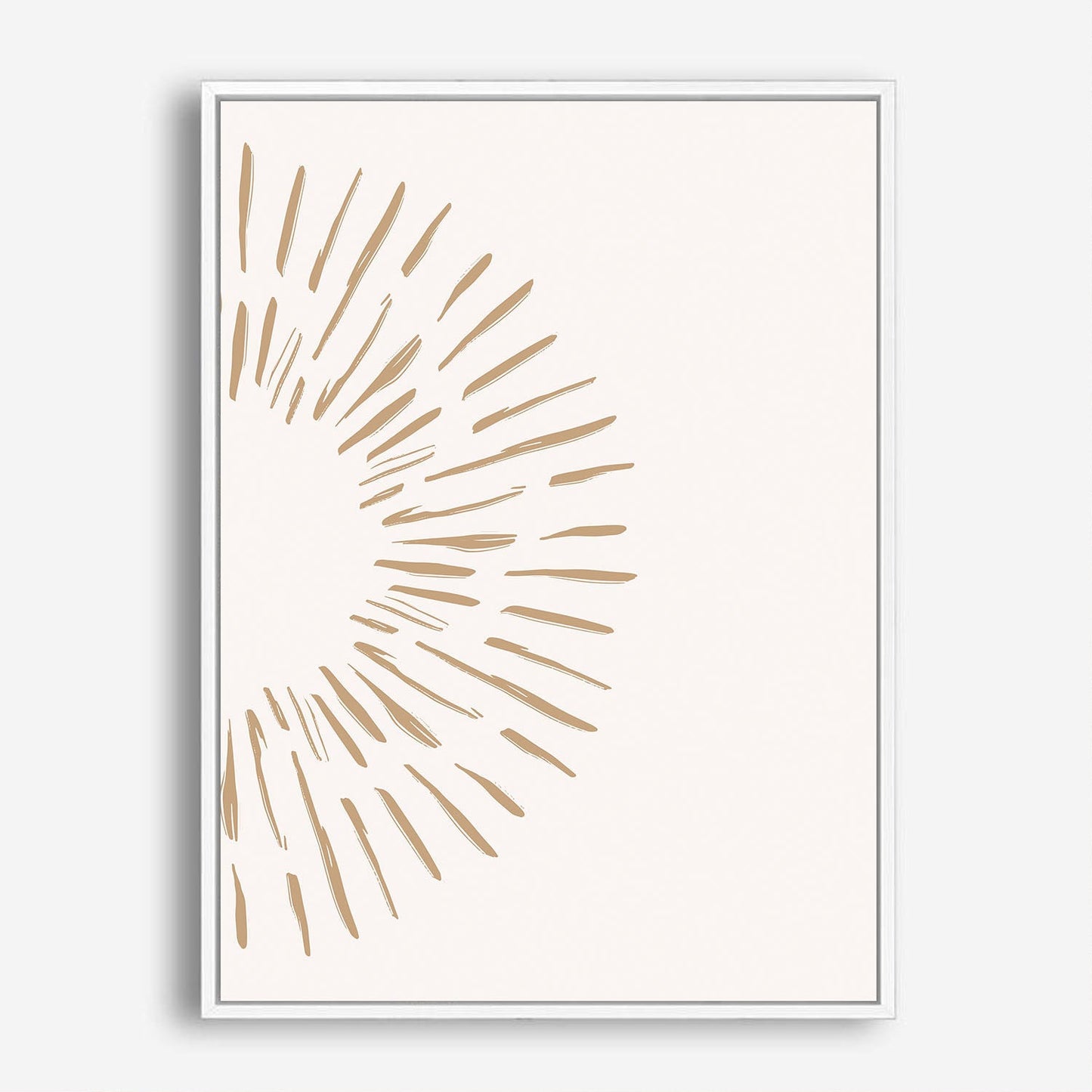 Wes Co Gallery Poster Radiant Sunrise Minimalist 8 x 10" Home Goods - Nordic Border or edge to edge Art Print