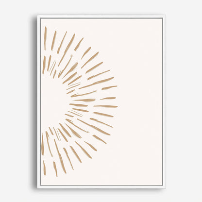 Wes Co Gallery Poster Radiant Sunrise Minimalist 8 x 10" Home Goods - Nordic Border or edge to edge Art Print