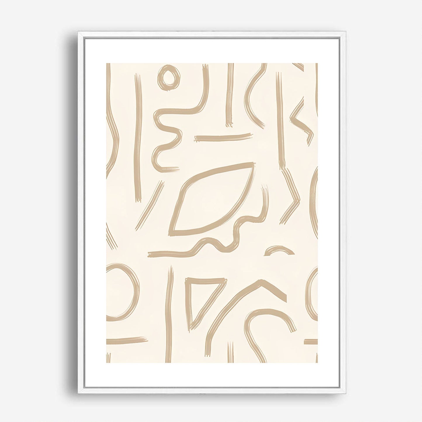 Wes Co Gallery Poster Fluid Labyrinth Wall 5 x 7" Home Goods - Nordic Border or edge to edge Art Print