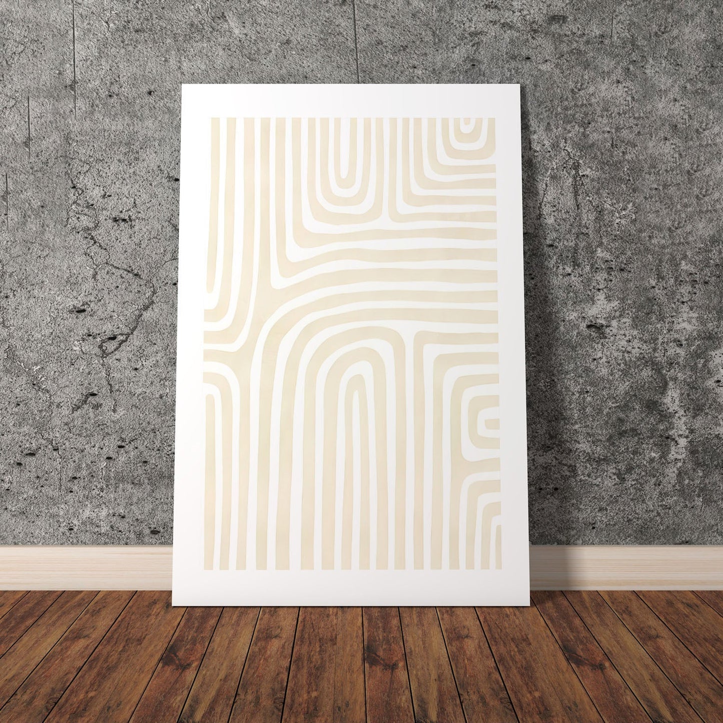 Wes Co Gallery Poster Bold Arch and Abstract Strokes 8 x 10" Home Goods - Nordic Border or edge to edge Art Print