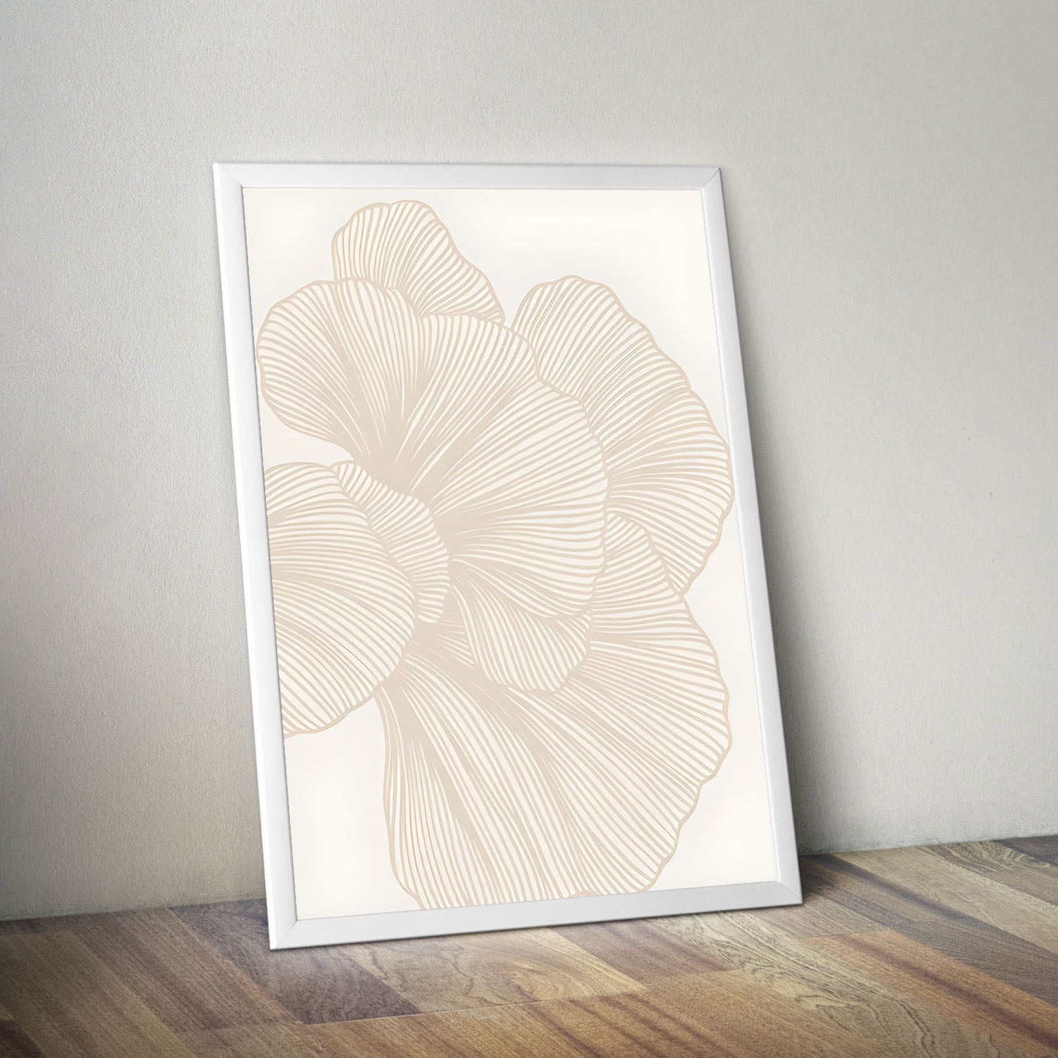 Wes Co Gallery Poster Sunset Flora Boho 11 x 17" Home Goods - Nordic Border or edge to edge Art Print