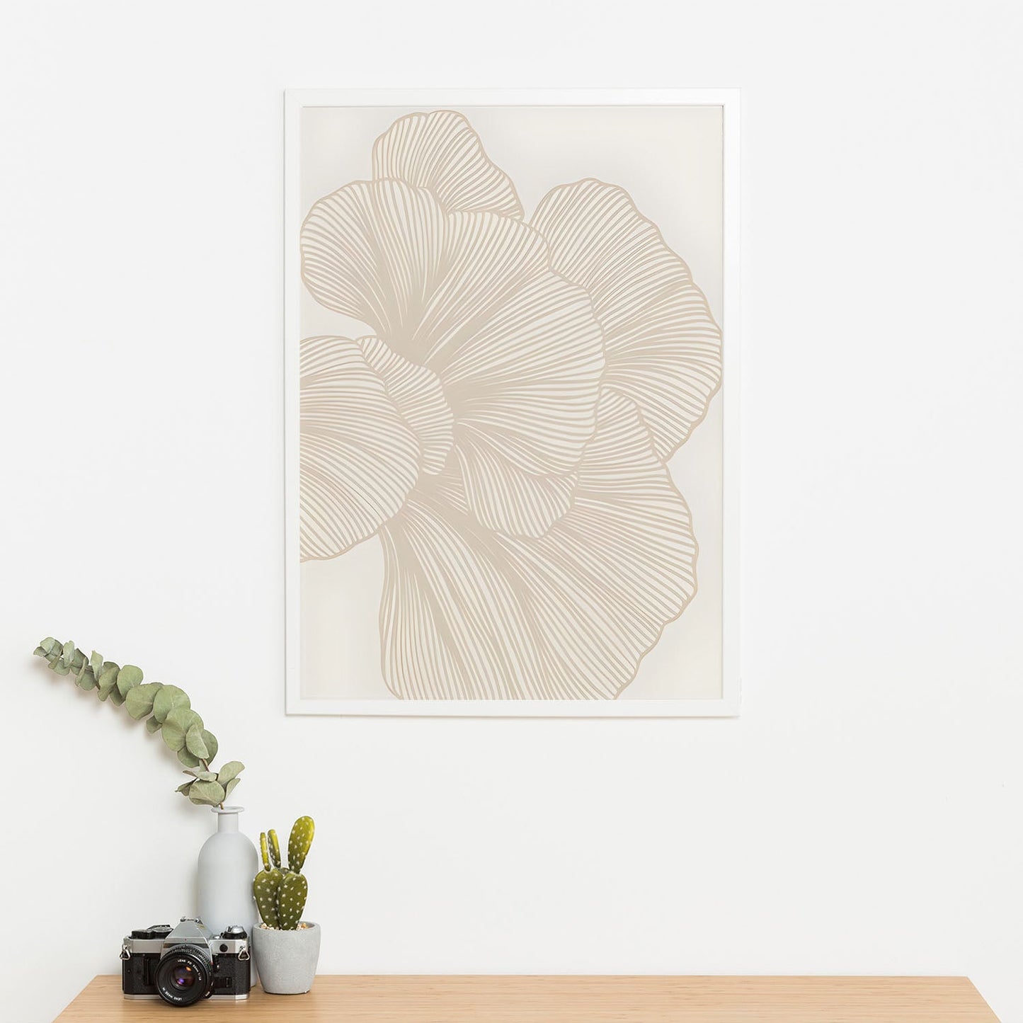 Wes Co Gallery Poster Sunset Flora Boho 11 x 17" Home Goods - Nordic Border or edge to edge Art Print