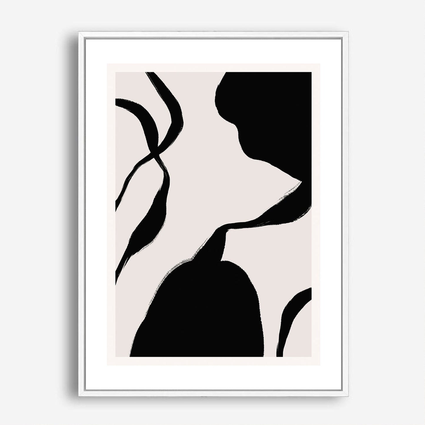 Wes Co Gallery Poster Abstract Flow 5 x 7" Home Goods - Nordic Border or edge to edge Art Print