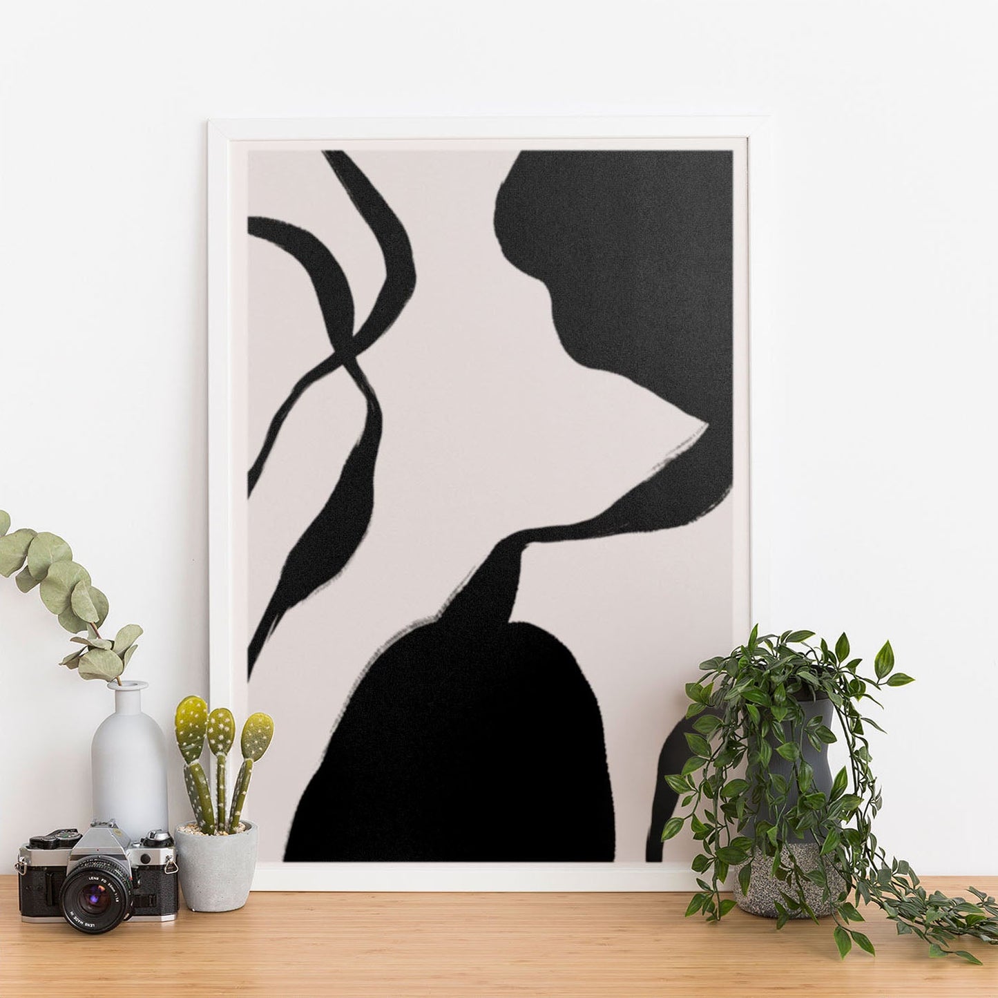 Wes Co Gallery Poster Abstract Flow 11 x 17" Home Goods - Nordic Border or edge to edge Art Print