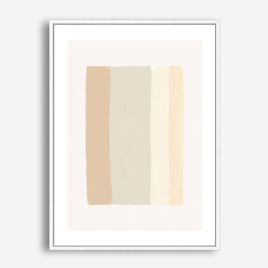 Wes Co Gallery Poster Neutral Color Block Harmony 5 x 7" Home Goods - Nordic Border or edge to edge Art Print