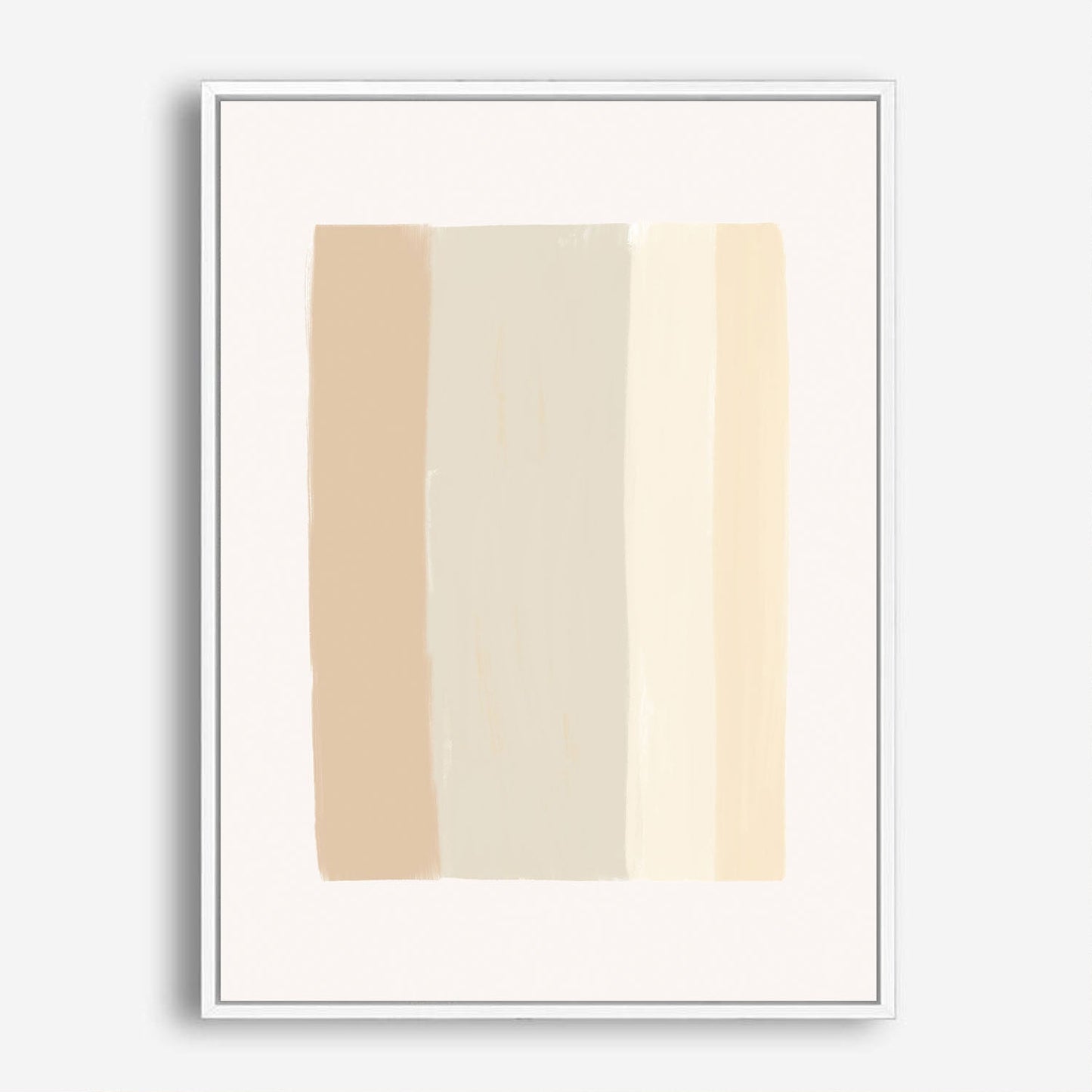 Wes Co Gallery Poster Neutral Color Block Harmony 8 x 10" Home Goods - Nordic Border or edge to edge Art Print