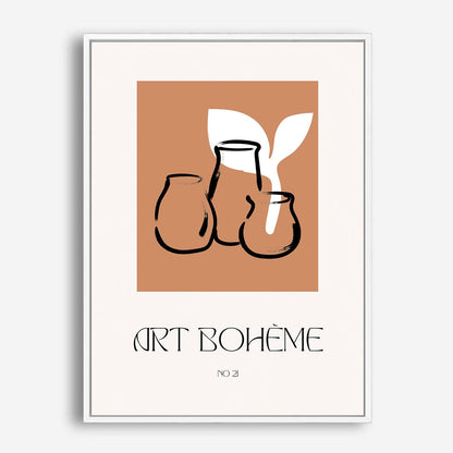 Wes Co Gallery Poster Art Boheme Ceramic Vases 8 x 10" Home Goods - Nordic Border or edge to edge Art Print