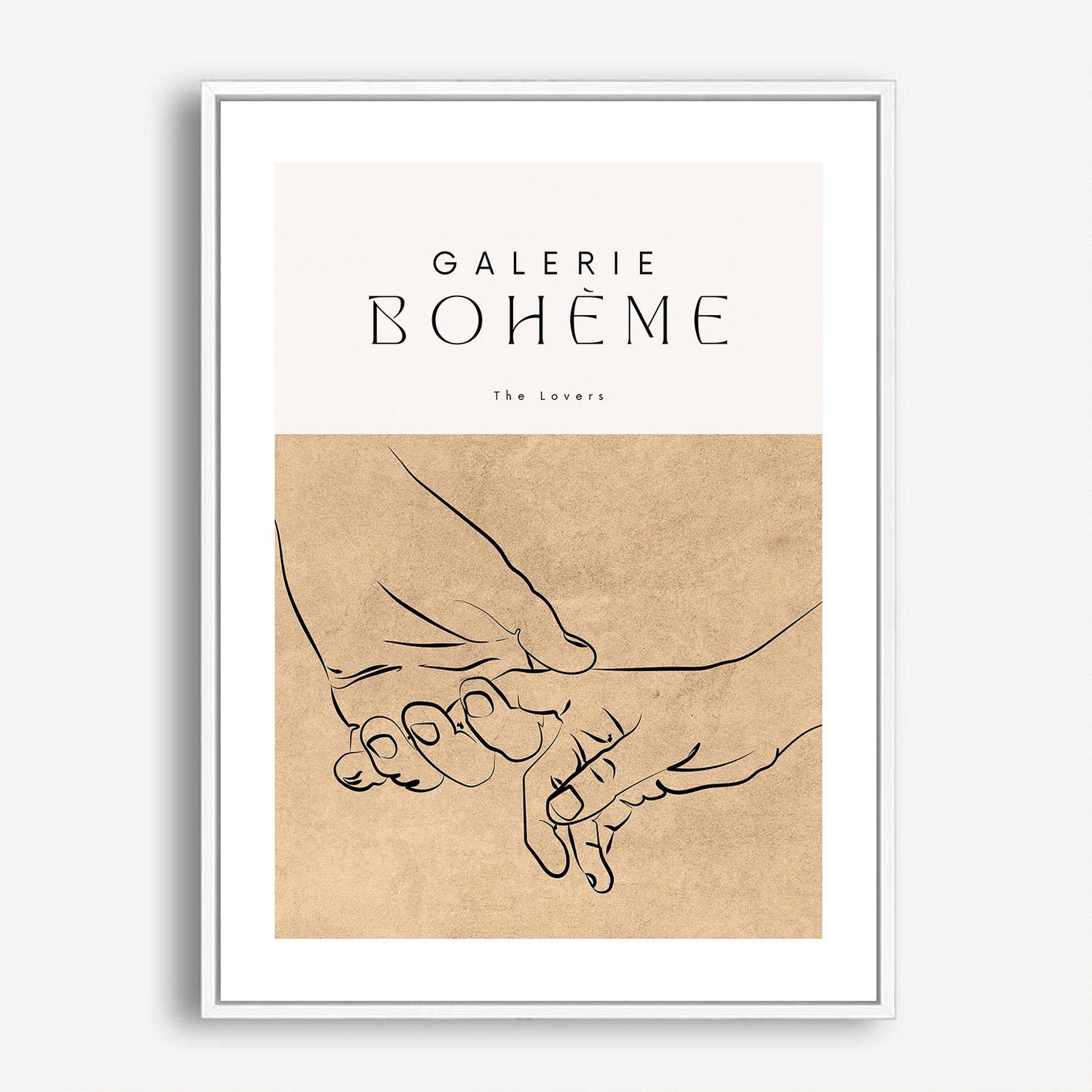 Wes Co Gallery Poster Galerie Bohème Lovers 5 x 7" Home Goods - Nordic Border or edge to edge Art Print