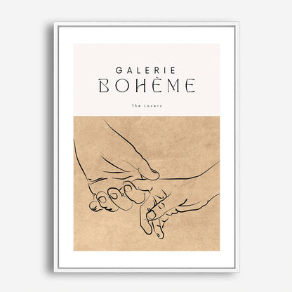 Wes Co Gallery Poster Galerie Bohème Lovers 5 x 7" Home Goods - Nordic Border or edge to edge Art Print