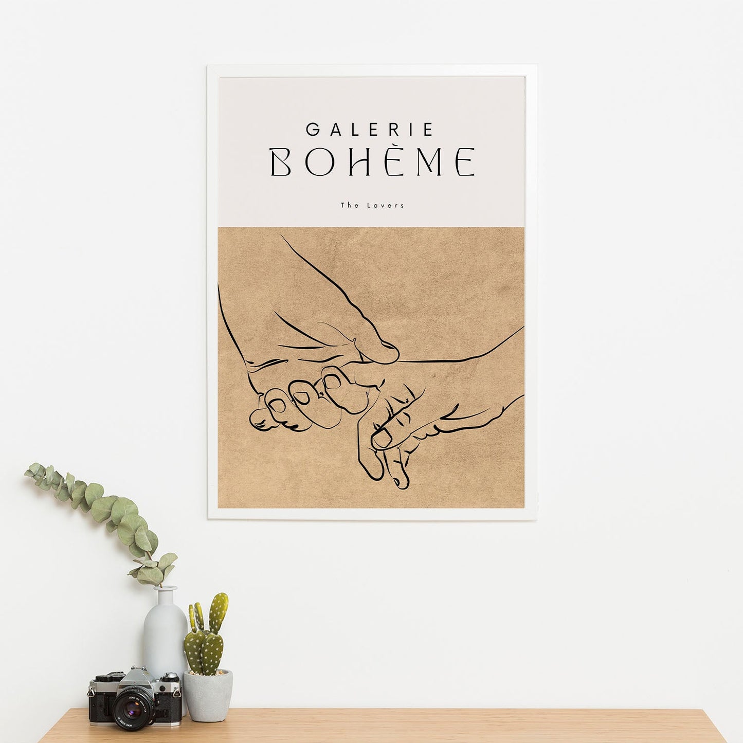 Wes Co Gallery Poster Galerie Bohème Lovers 11 x 17" Home Goods - Nordic Border or edge to edge Art Print