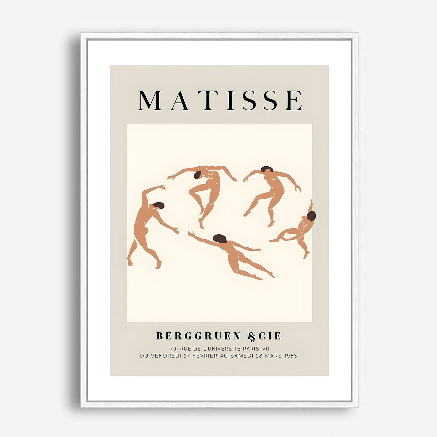 Wes Co Gallery Poster Matisse Dancers 5 x 7" Home Goods - Nordic Border or edge to edge Art Print