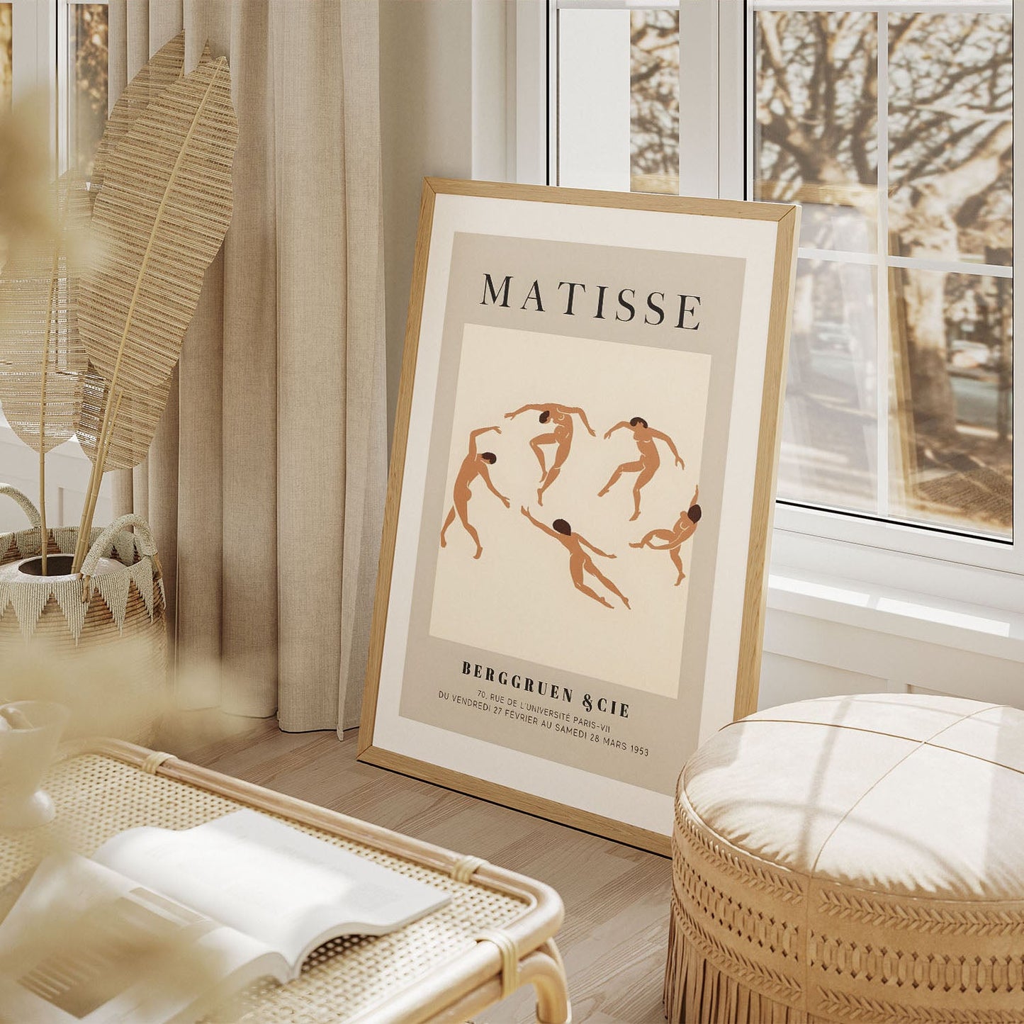 Wes Co Gallery Poster Matisse Dancers 8 x 10" Home Goods - Nordic Border or edge to edge Art Print