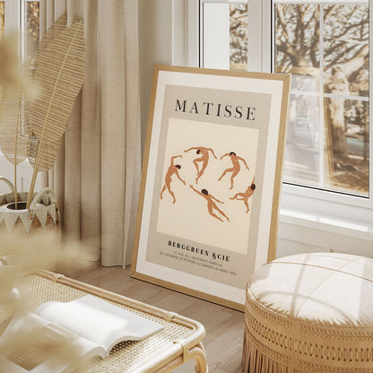 Wes Co Gallery Poster Matisse Dancers 8 x 10" Home Goods - Nordic Border or edge to edge Art Print