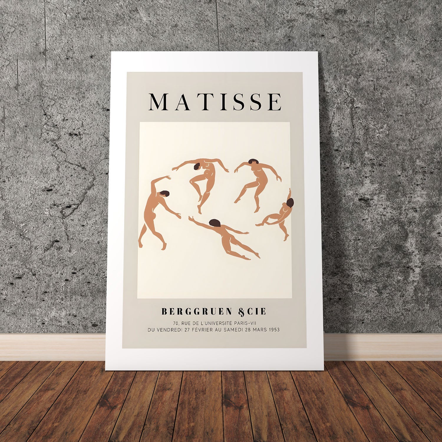 Wes Co Gallery Poster Matisse Dancers 8 x 10" Home Goods - Nordic Border or edge to edge Art Print