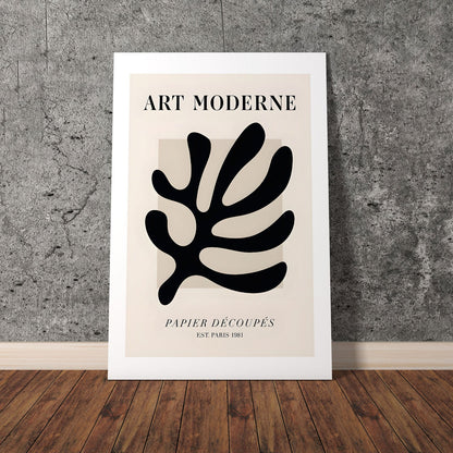 Wes Co Gallery Poster Modern Cut out Shapes 8 x 10" Home Goods - Nordic Border or edge to edge Art Print