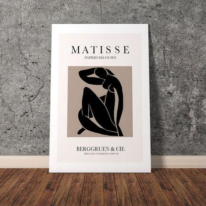 Wes Co Gallery Poster Matisse Inspired Nordic Silhouette 8 x 10" Home Goods - Nordic Border or edge to edge Art Print