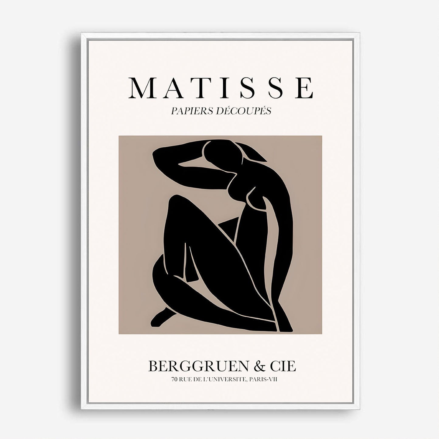 Wes Co Gallery Poster Matisse Inspired Nordic Silhouette 8 x 10" Home Goods - Nordic Border or edge to edge Art Print