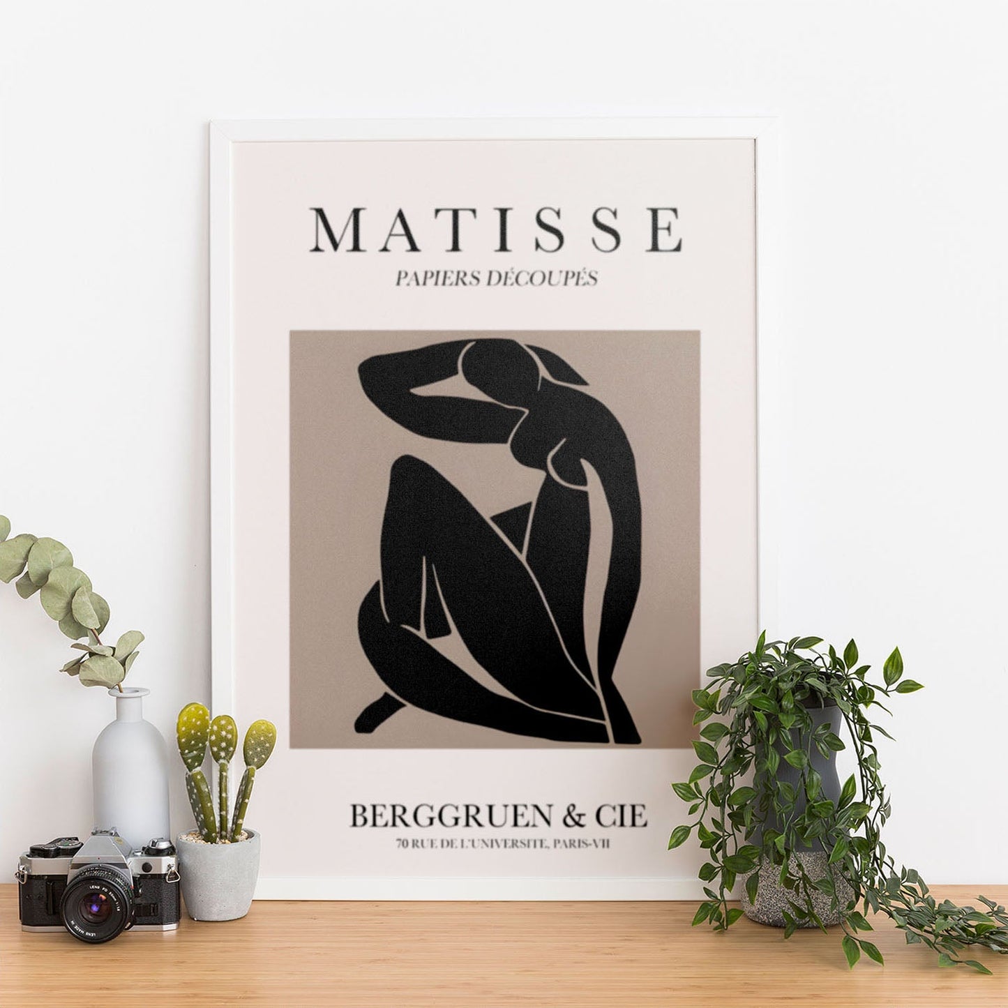 Wes Co Gallery Poster Matisse Inspired Nordic Silhouette 11 x 17" Home Goods - Nordic Border or edge to edge Art Print