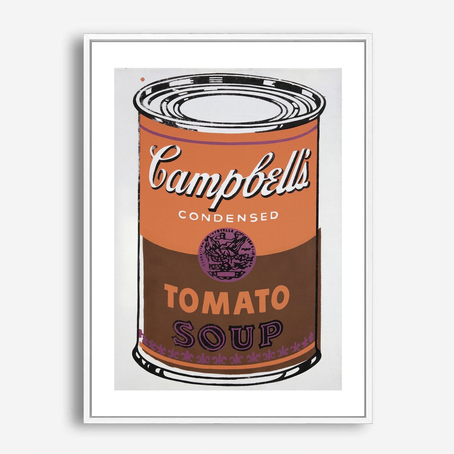 Wes Co Gallery Poster Colored Campbells Soup Can 5 x 7" Home Goods - Pop Art Border or edge to edge Art Print