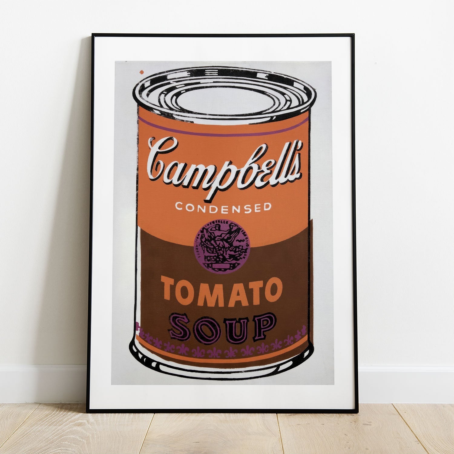 Wes Co Gallery Poster Colored Campbells Soup Can 5 x 7" Home Goods - Pop Art Border or edge to edge Art Print