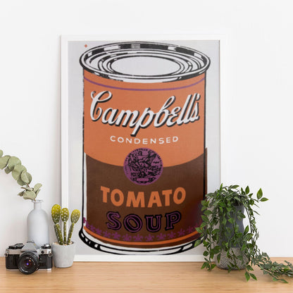 Wes Co Gallery Poster Colored Campbells Soup Can 11 x 17" Home Goods - Pop Art Border or edge to edge Art Print