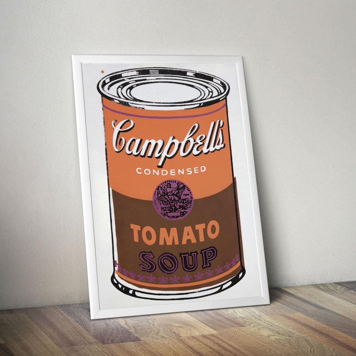 Wes Co Gallery Poster Colored Campbells Soup Can 11 x 17" Home Goods - Pop Art Border or edge to edge Art Print