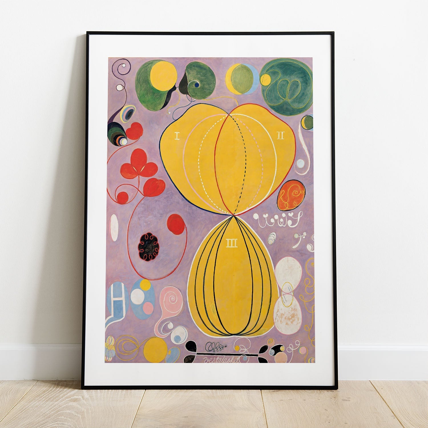 Wes Co Gallery Poster The Ten Largest by Hilma af Klint 5 x 7" Home Goods - Pop Art Border or edge to edge Art Print