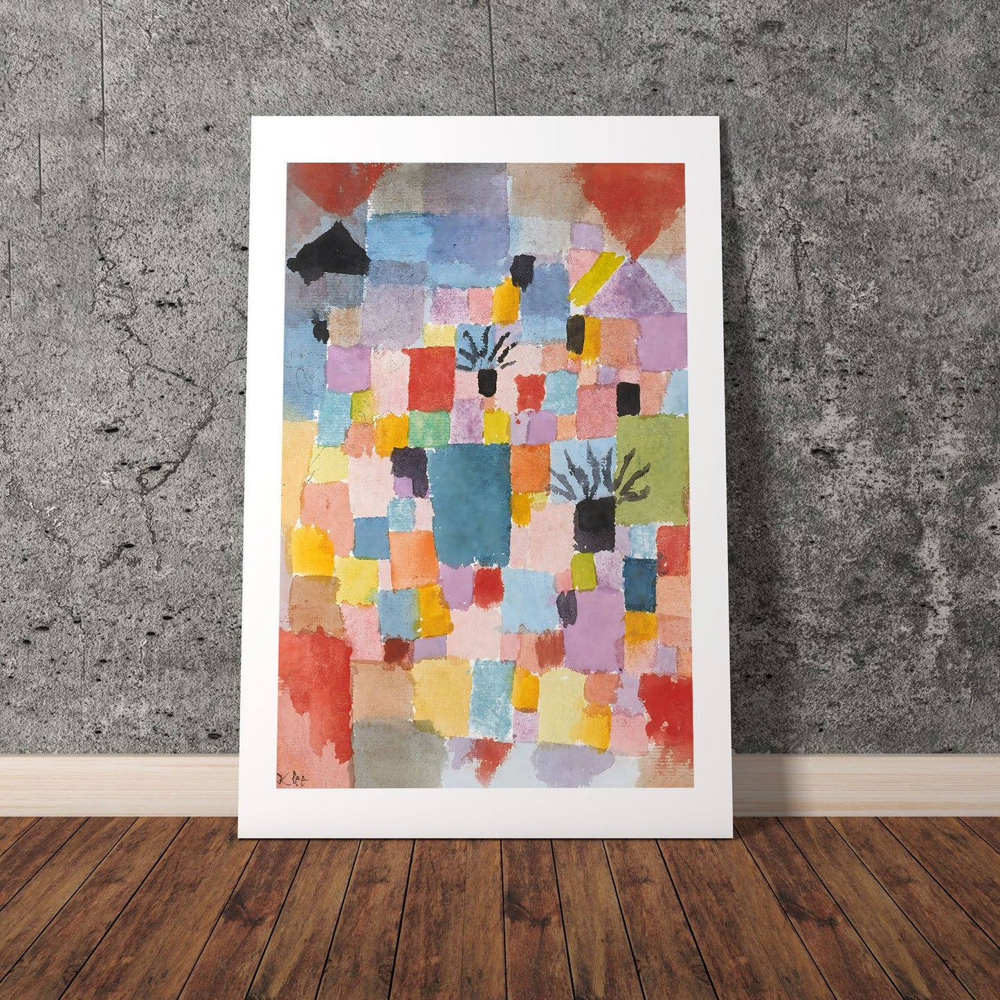 Wes Co Gallery Poster Southern Gardens by Paul Klee 8 x 10" Home Goods - Pop Art Border or edge to edge Art Print