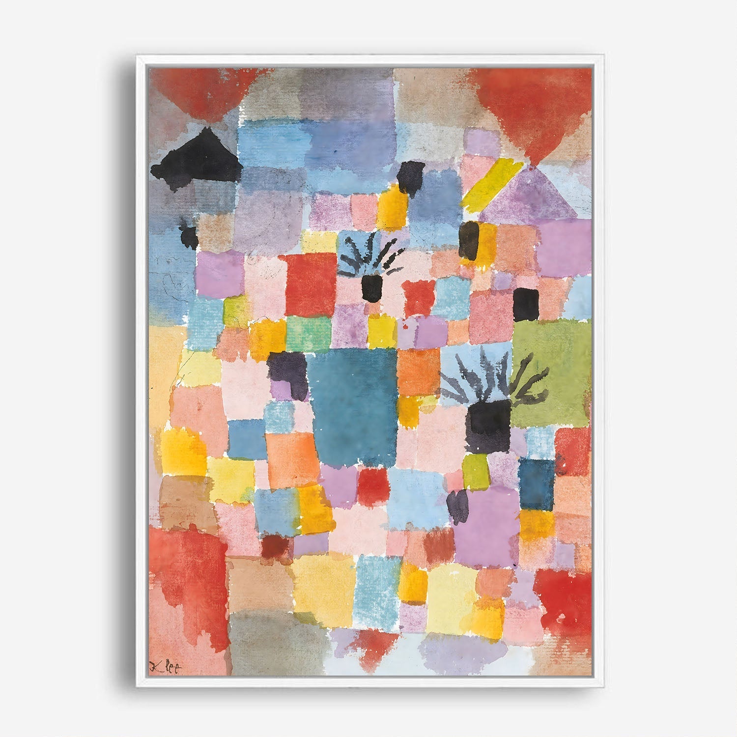 Wes Co Gallery Poster Southern Gardens by Paul Klee 8 x 10" Home Goods - Pop Art Border or edge to edge Art Print