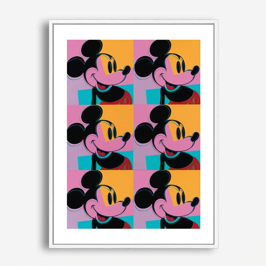 Wes Co Gallery Poster Mickey Mouse Pop 5 x 7" Home Goods - Pop Art Border or edge to edge Art Print