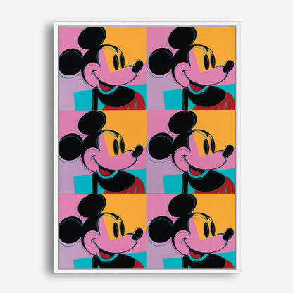 Wes Co Gallery Poster Mickey Mouse Pop 8 x 10" Home Goods - Pop Art Border or edge to edge Art Print