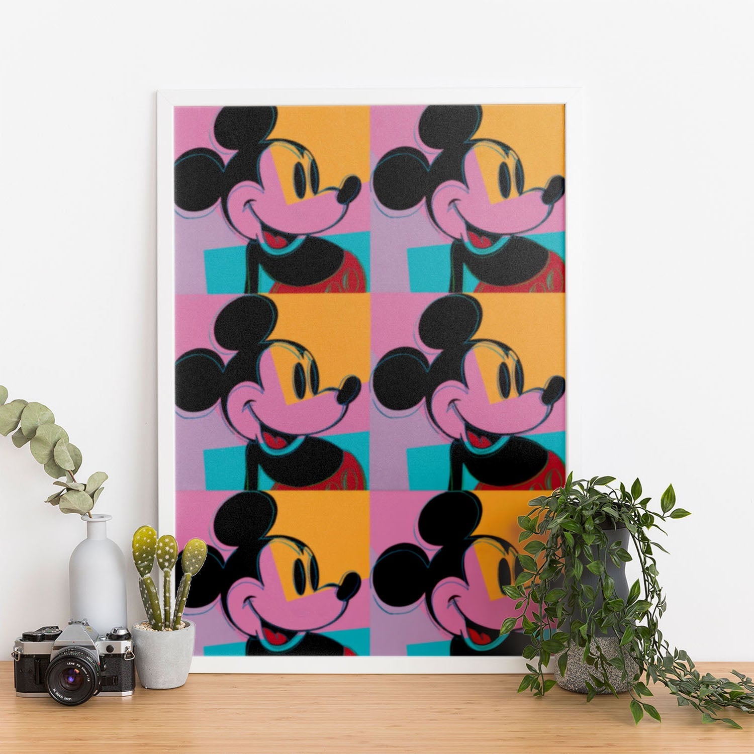 Wes Co Gallery Poster Mickey Mouse Pop 11 x 17" Home Goods - Pop Art Border or edge to edge Art Print