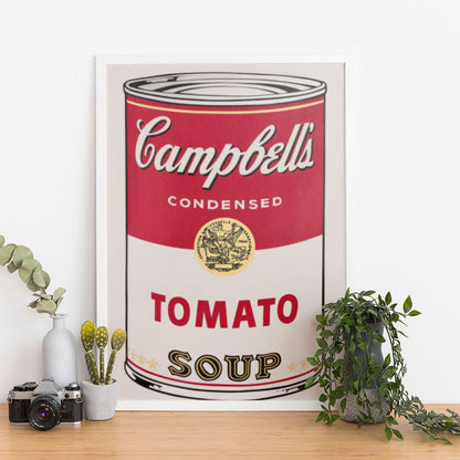 Wes Co Gallery Poster Campbells Iconic Tomato Soup 11 x 17" Home Goods - Pop Art Border or edge to edge Art Print