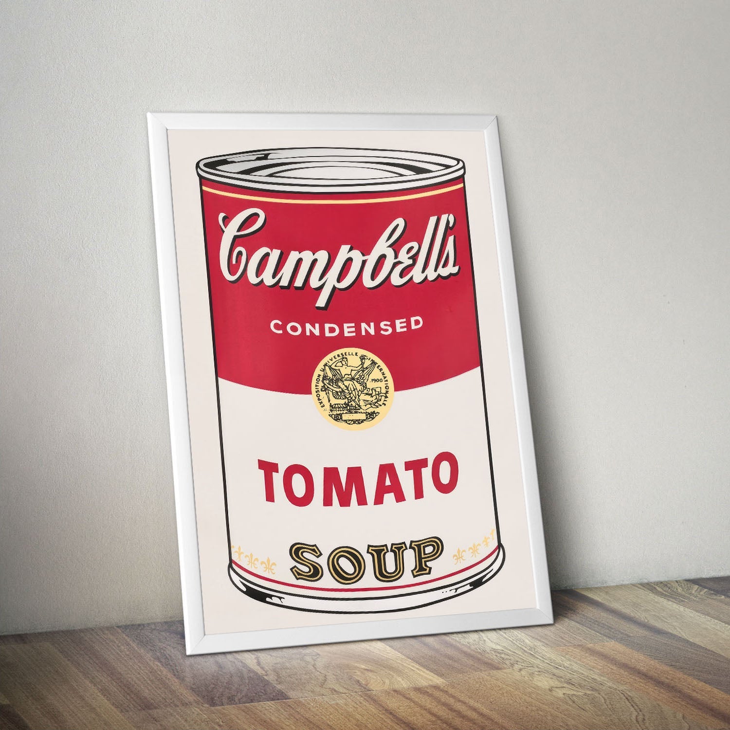 Wes Co Gallery Poster Campbells Iconic Tomato Soup 11 x 17" Home Goods - Pop Art Border or edge to edge Art Print