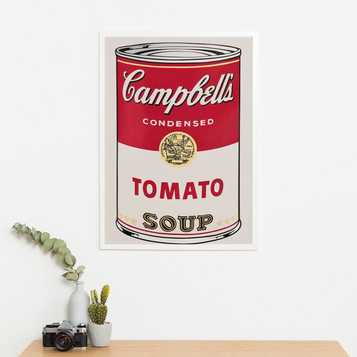 Wes Co Gallery Poster Campbells Iconic Tomato Soup 11 x 17" Home Goods - Pop Art Border or edge to edge Art Print