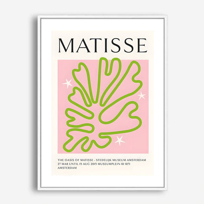 Wes Co Gallery Poster Matisse Oasis Botanical 5 x 7" Home Goods - Preppy Border or edge to edge Art Print