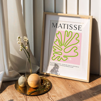 Wes Co Gallery Poster Matisse Oasis Botanical 5 x 7" Home Goods - Preppy Border or edge to edge Art Print