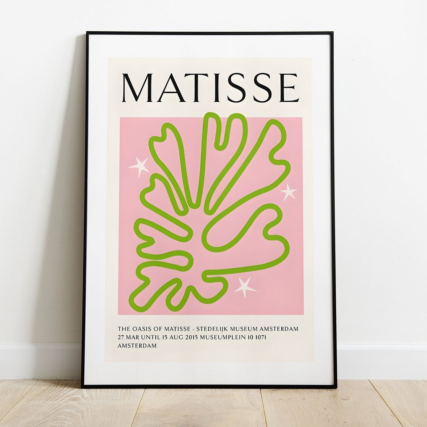 Wes Co Gallery Poster Matisse Oasis Botanical 5 x 7" Home Goods - Preppy Border or edge to edge Art Print