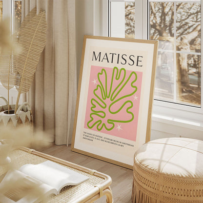 Wes Co Gallery Poster Matisse Oasis Botanical 8 x 10" Home Goods - Preppy Border or edge to edge Art Print