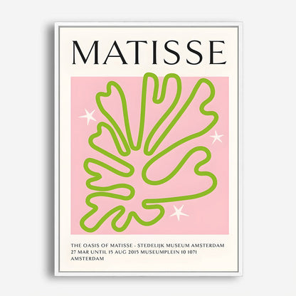 Wes Co Gallery Poster Matisse Oasis Botanical 8 x 10" Home Goods - Preppy Border or edge to edge Art Print