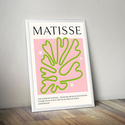 Wes Co Gallery Poster Matisse Oasis Botanical 11 x 17" Home Goods - Preppy Border or edge to edge Art Print