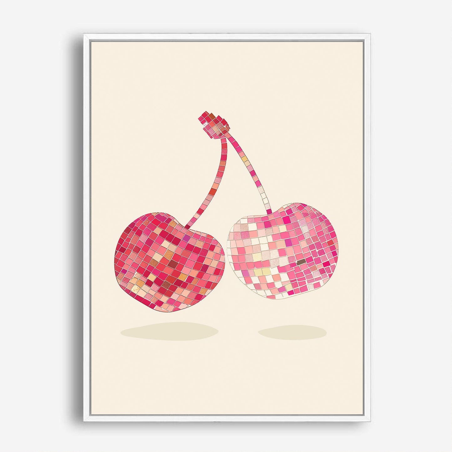 Wes Co Gallery Poster Disco Cherry 8 x 10" Home Goods - Preppy Border or edge to edge Art Print