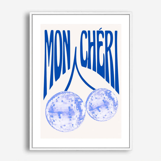 Wes Co Gallery Poster Mon Cheri Disco 5 x 7" Home Goods - Preppy Border or edge to edge Art Print