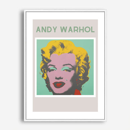 Wes Co Gallery Poster Andy Warhol Marilyn 5 x 7" Home Goods - Preppy Border or edge to edge Art Print