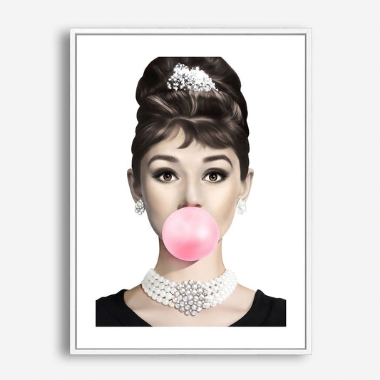 Wes Co Gallery Poster Pretty Bubblegum Glamour 5 x 7" Home Goods - Preppy Border or edge to edge Art Print