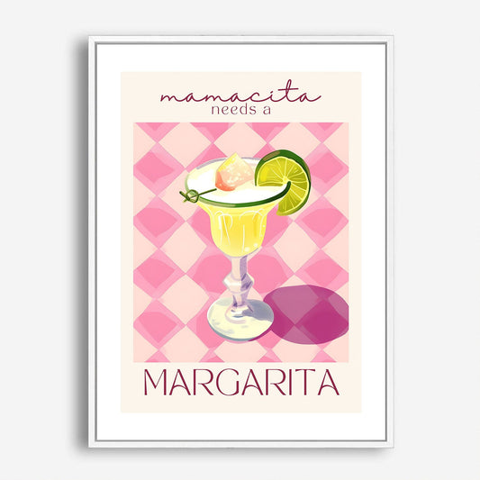 Wes Co Gallery Poster Margarita Moments 5 x 7" Home Goods - Summer Border or edge to edge Art Print