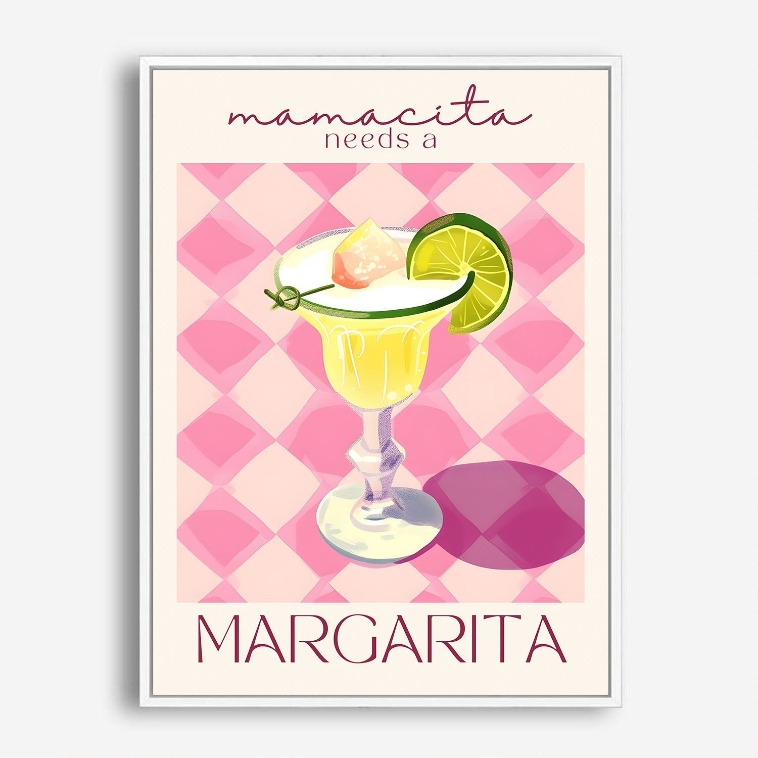 Wes Co Gallery Poster Margarita Moments 8 x 10" Home Goods - Summer Border or edge to edge Art Print