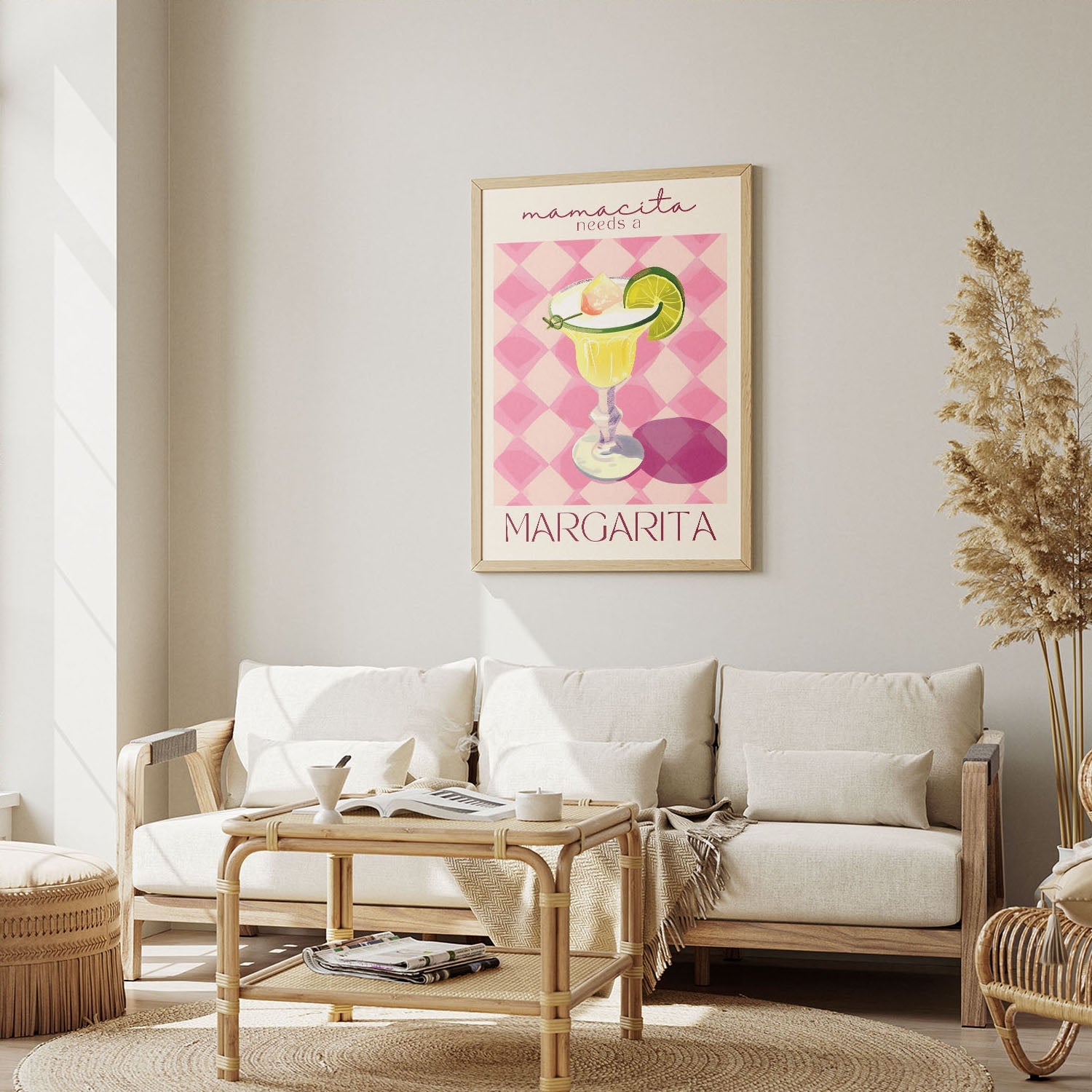 Wes Co Gallery Poster Margarita Moments 8 x 10" Home Goods - Summer Border or edge to edge Art Print